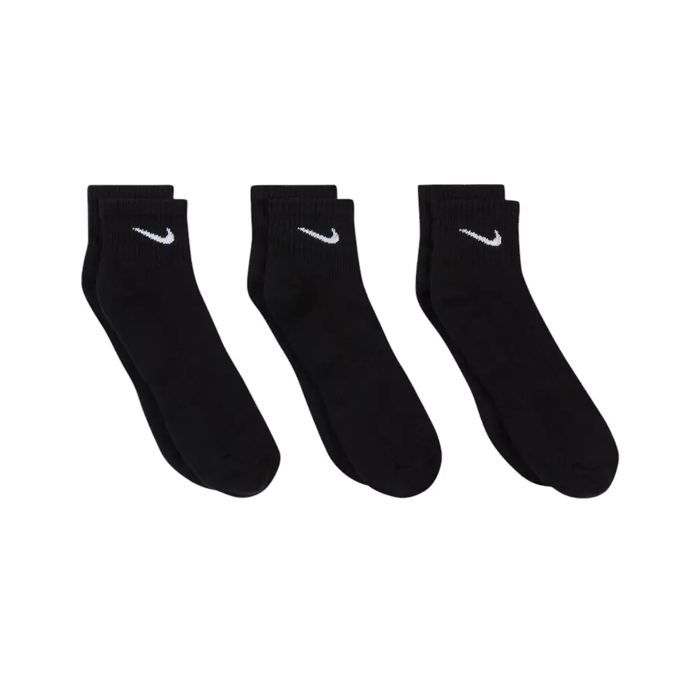 Everyday Cushioned Chaussettes de training (3 paires) Noir - Image 3