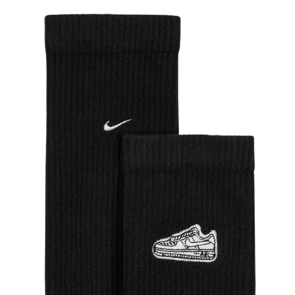 Everyday Plus Chaussettes mi-mollet rembourrées (1 paire) Noir - Image 2