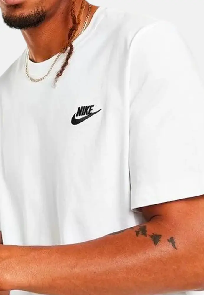 Nike Sportswear Club T-shirt Blanc - Image 3