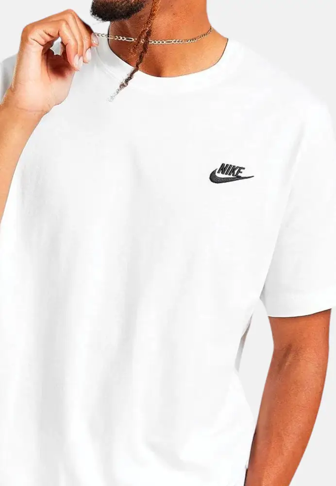 Nike Sportswear Club T-shirt Blanc - Image 4