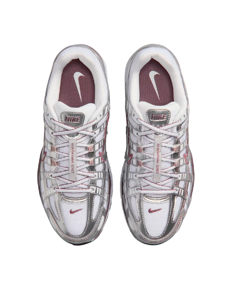 Nike P-6000 Blanc Metallic Silver Tattoo - Image 6