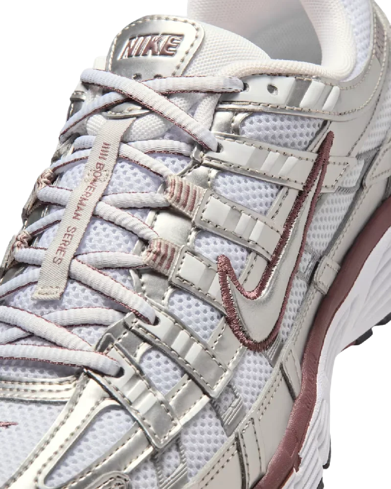 Nike P-6000 Blanc Metallic Silver Tattoo - Image 7