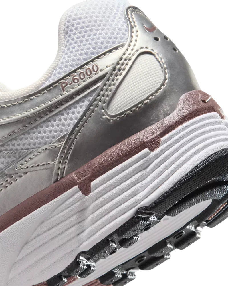 Nike P-6000 Blanc Metallic Silver Tattoo - Image 8