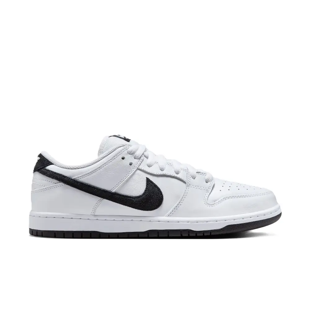 Nike SB Dunk Low White Black - Image 3