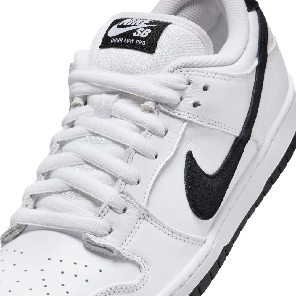 Nike SB Dunk Low White Black - Image 7