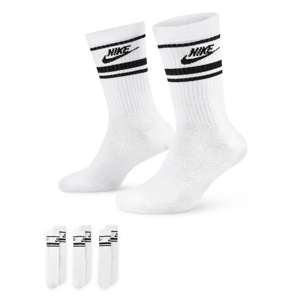 Nike Sportswear Dri-FIT Everyday Essential Chaussettes mi-mollet (3 paires)
