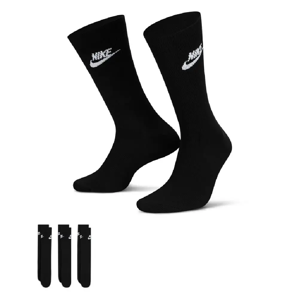 Nike Sportswear Everyday Essential Chaussettes (3 paires) - Noir