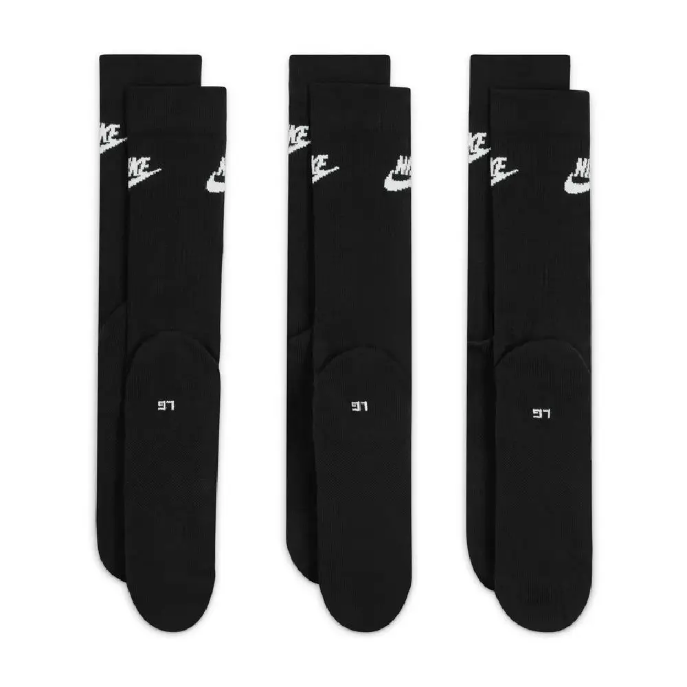 Nike Sportswear Everyday Essential Chaussettes (3 paires) - Noir - Image 3