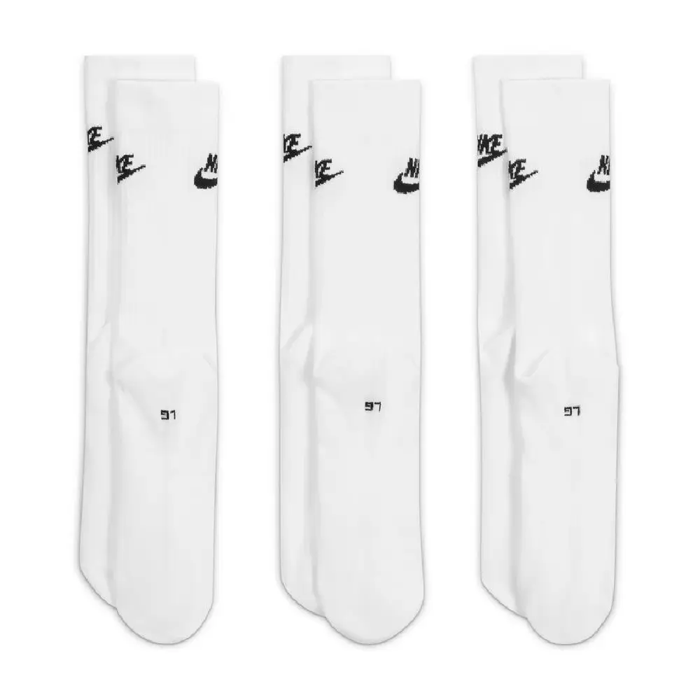 Nike Sportswear Everyday Essential Chaussettes (3 paires) - Blanc - Image 3