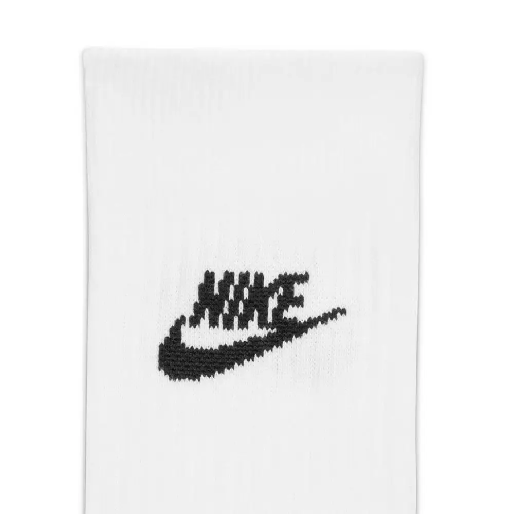 Nike Sportswear Everyday Essential Chaussettes (3 paires) - Blanc - Image 4