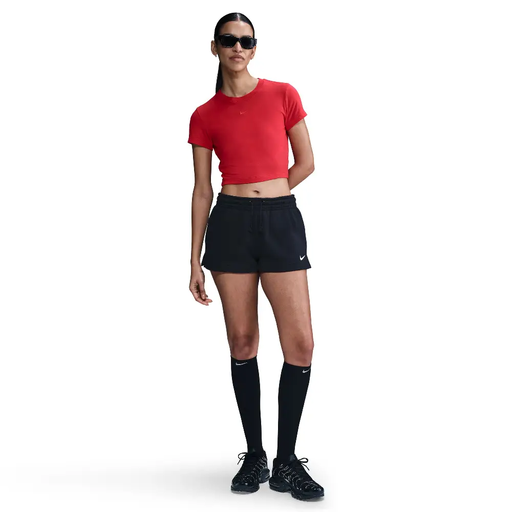 Nike Sportswear Phoenix Fleece Short taille mi-haute 5 cm Noir