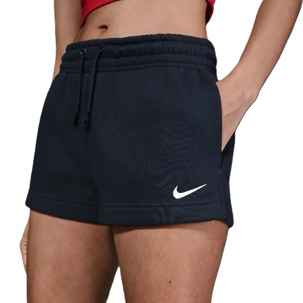 Nike Sportswear Phoenix Fleece Short taille mi-haute 5 cm Noir - Image 2