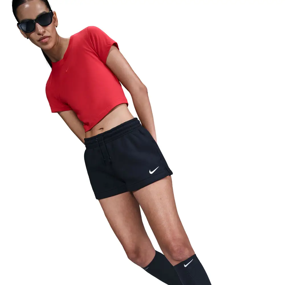 Nike Sportswear Phoenix Fleece Short taille mi-haute 5 cm Noir - Image 5