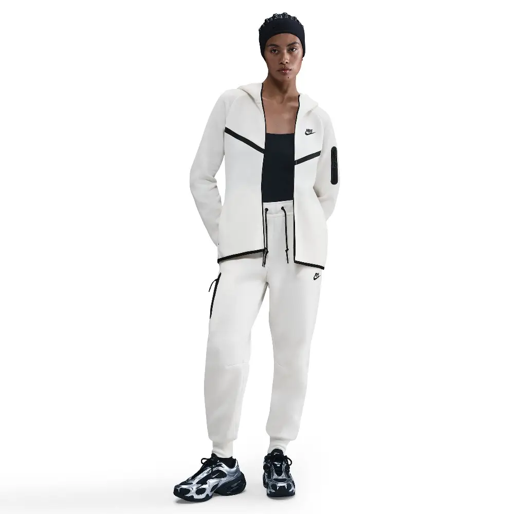 Nike Sportswear Tech Fleece Windrunner Sweat à capuche zippé Blanc cassé - Image 4