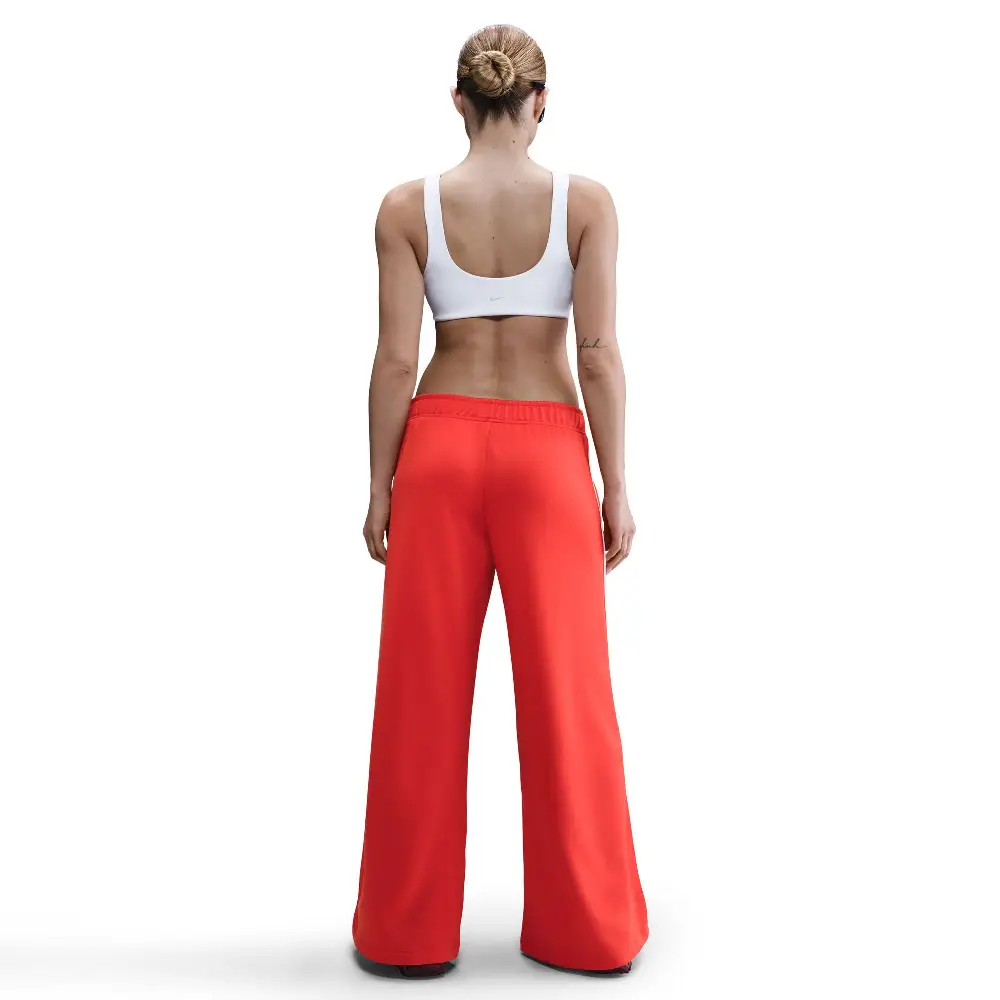 Pantalon de survêtement Nike Sportswear taille mi-haute et jambes larges Rouge Picante - Image 4