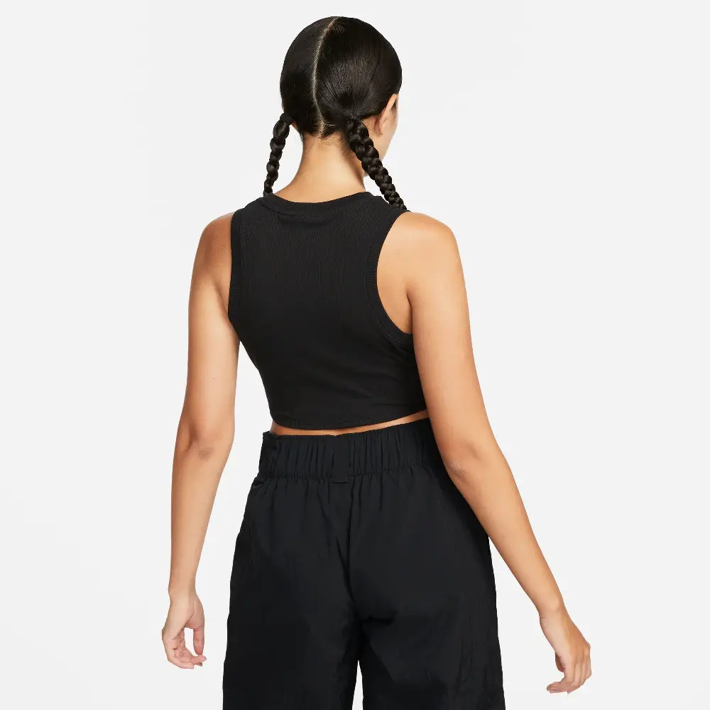 Nike Sportswear Chill Knit Débardeur court ajusté côtelé pour femme - Image 2