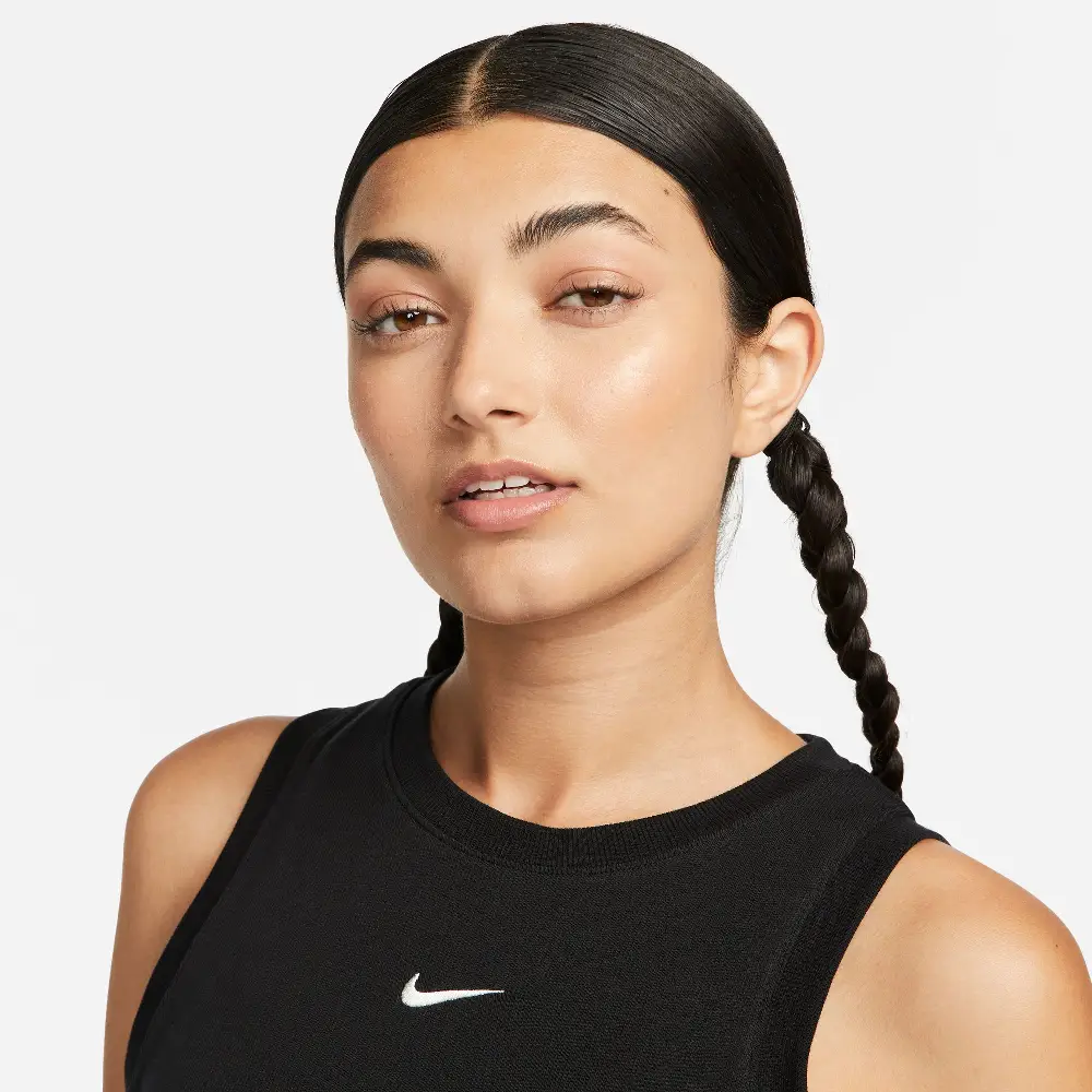 Nike Sportswear Chill Knit Débardeur court ajusté côtelé pour femme - Image 3