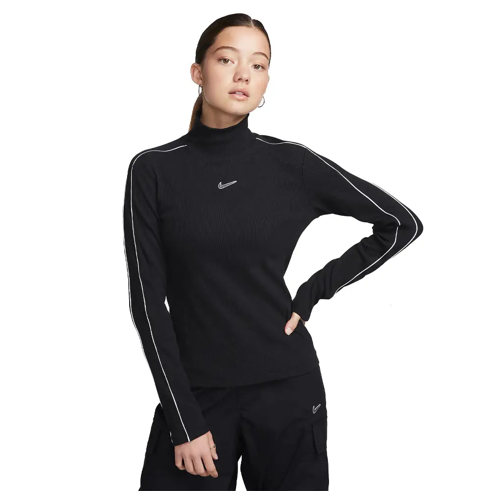 Nike Sportswear Top à Manches Mongues Noir