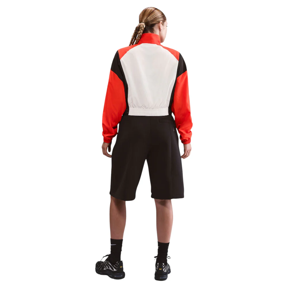 Veste de sport tissée légère à fermeture éclair 1/4 blanche - Image 2