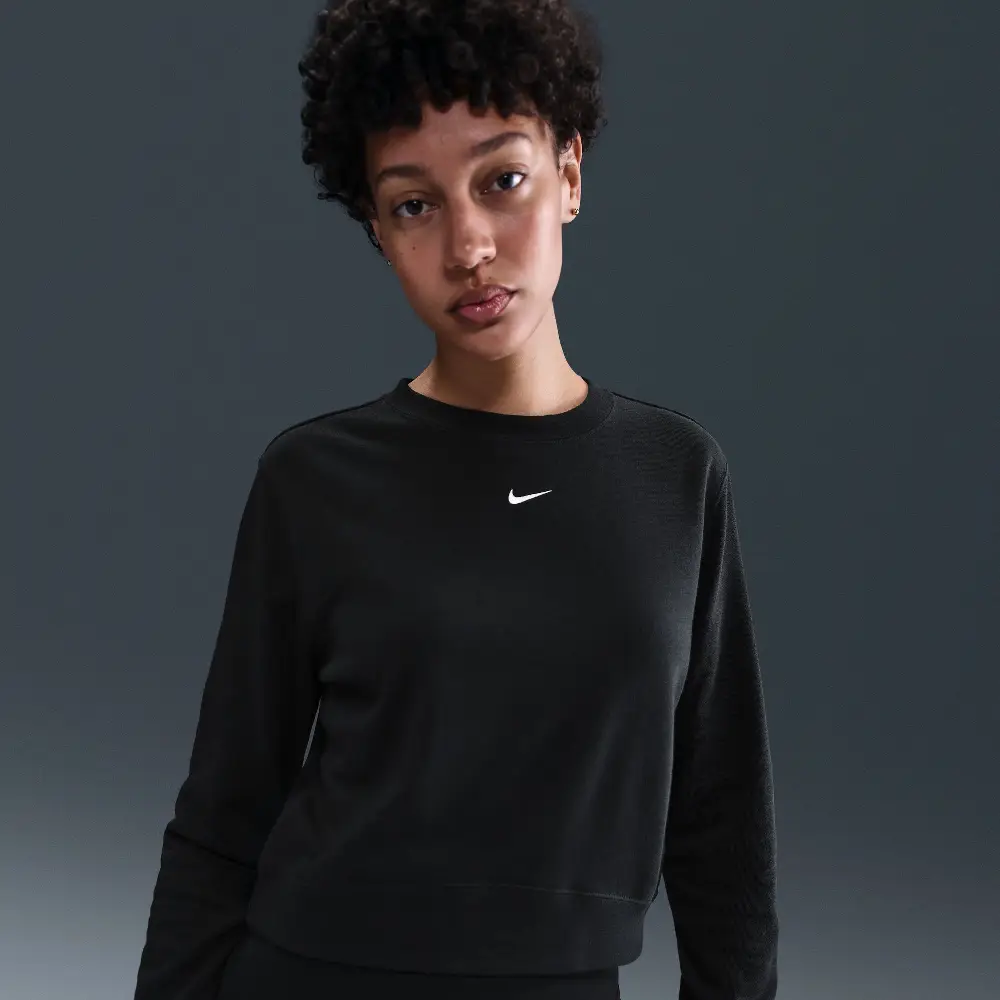 Sweat-shirt Nike femme Chill Ft Crew Noir - Image 6