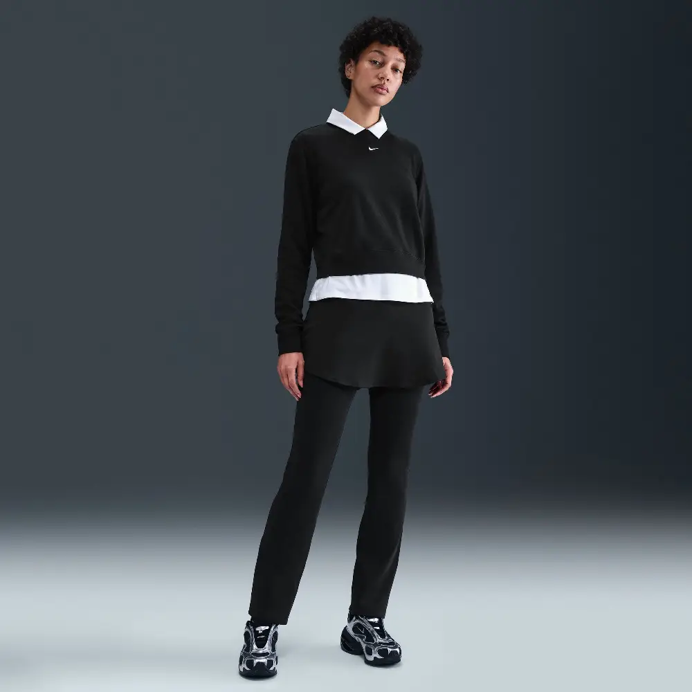 Sweat-shirt Nike femme Chill Ft Crew Noir - Image 7