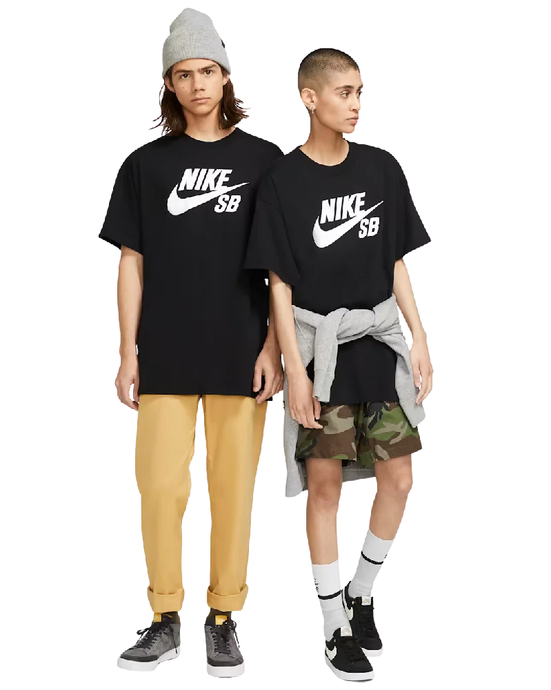 T-Shirt Nike SB Logo Skate Noir - Image 4