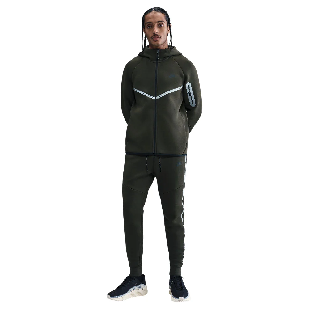 Veste coupe-vent Nike Tech polaire zippée intégrale avec détails réfléchissants