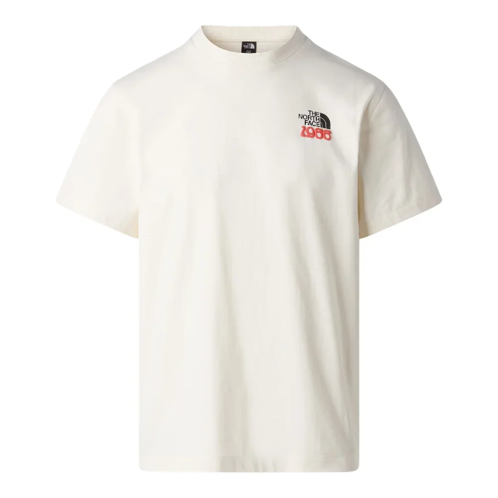 T-shirt Motion Décontracté 1966 avec Motifs de Dune Blanche