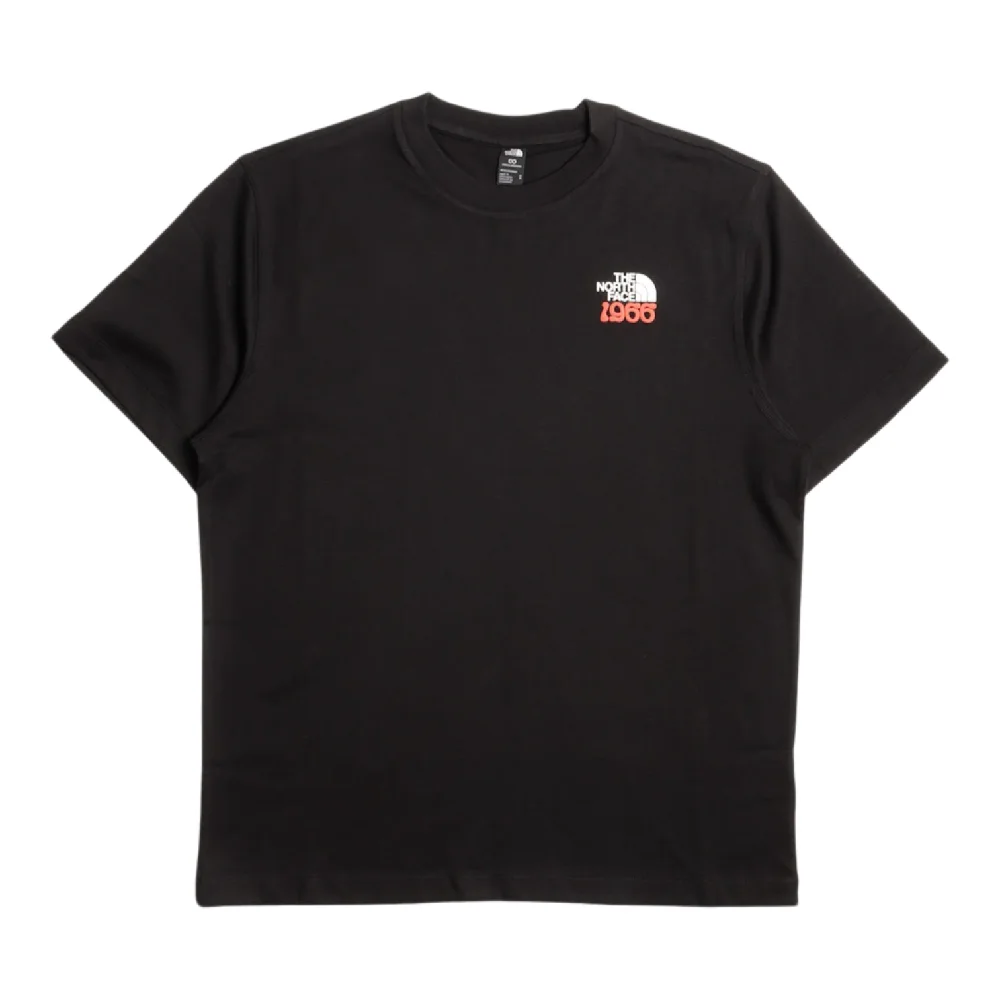 T-shirt graphique décontracté TNF 1966 Noir