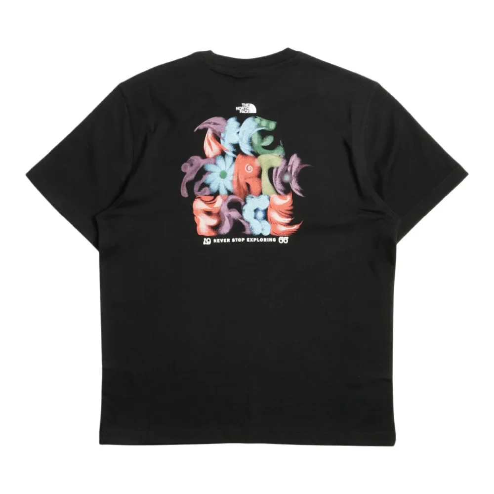 T-shirt graphique décontracté TNF 1966 Noir - Image 2