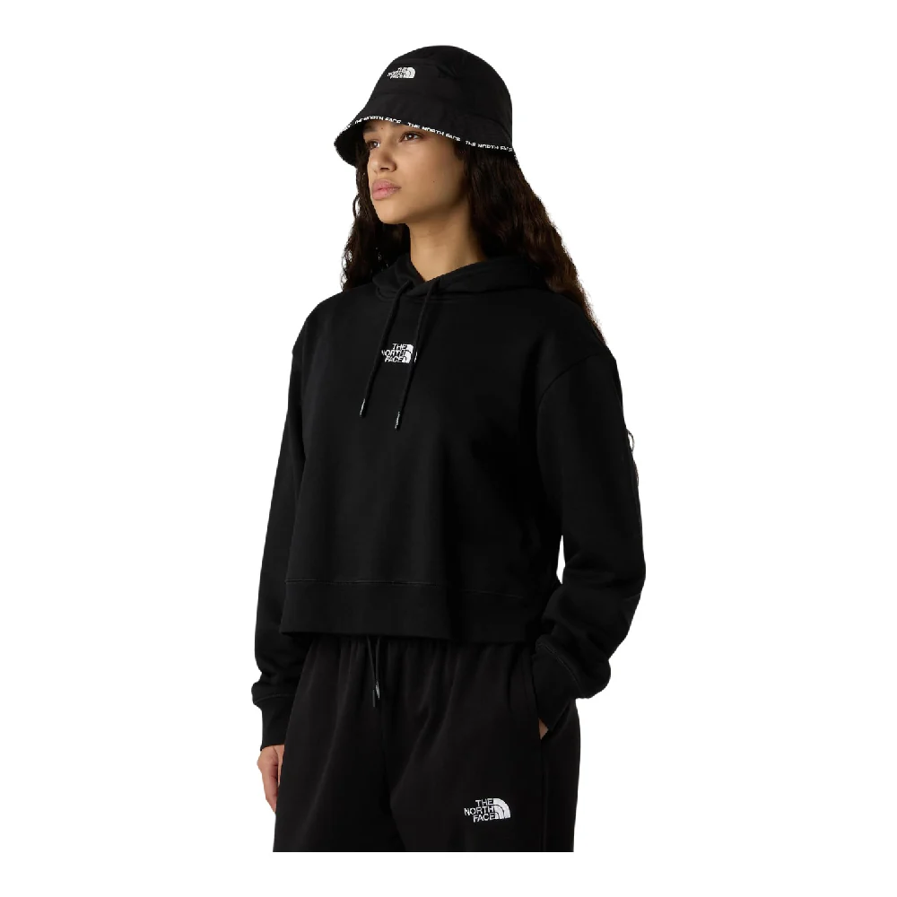 Sweat à Capuche Court Essentiel Noir - Image 3