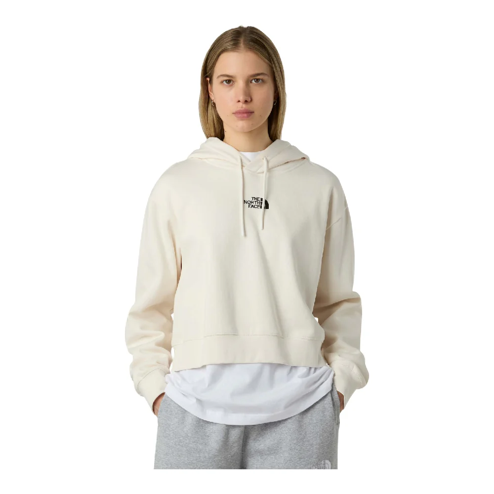 Sweat à Capuche Court Essentiel Blanc - Image 3