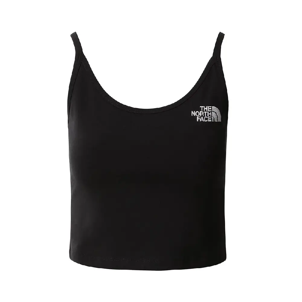 Slim Crop Tank Top Black - Image 6