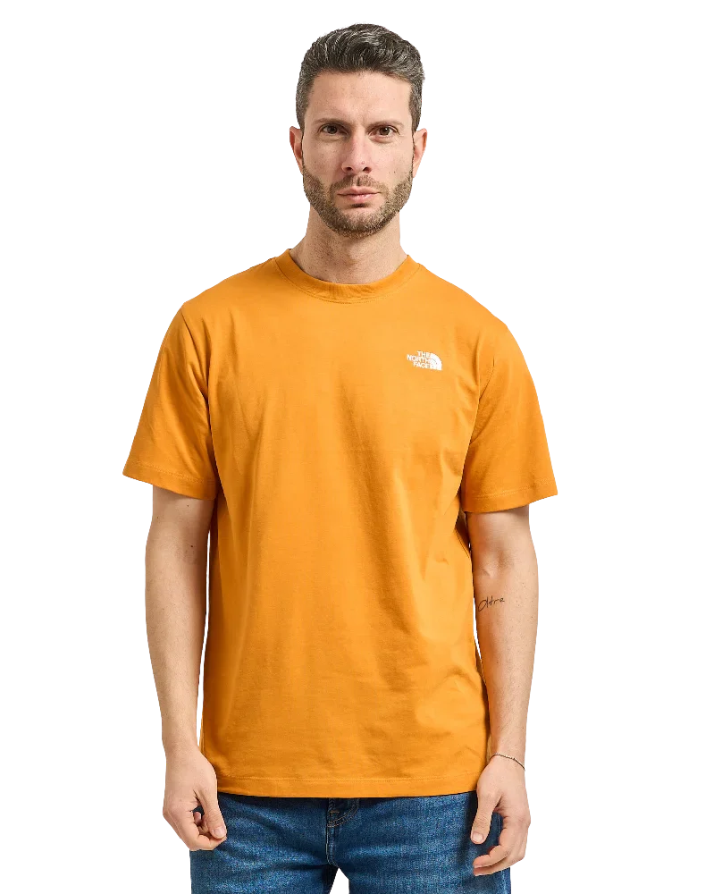 T-shirt basique à col rond Orange