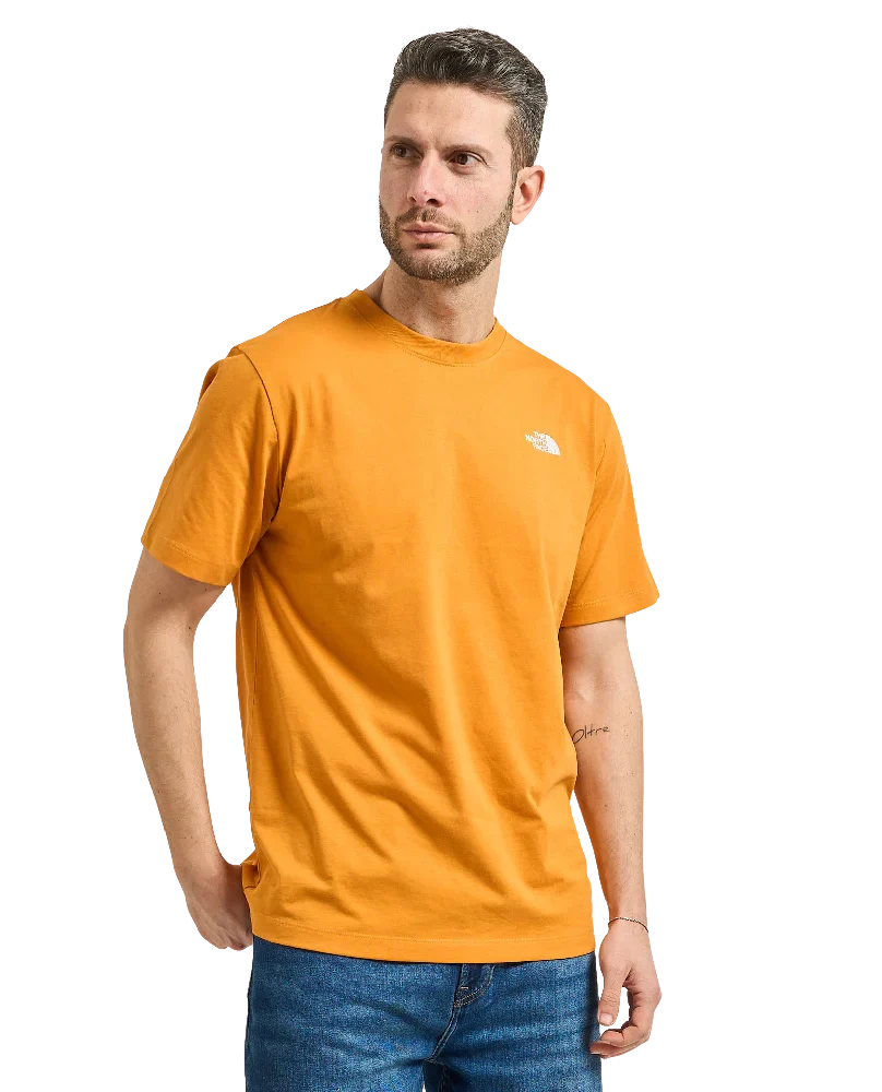 T-shirt basique à col rond Orange - Image 3