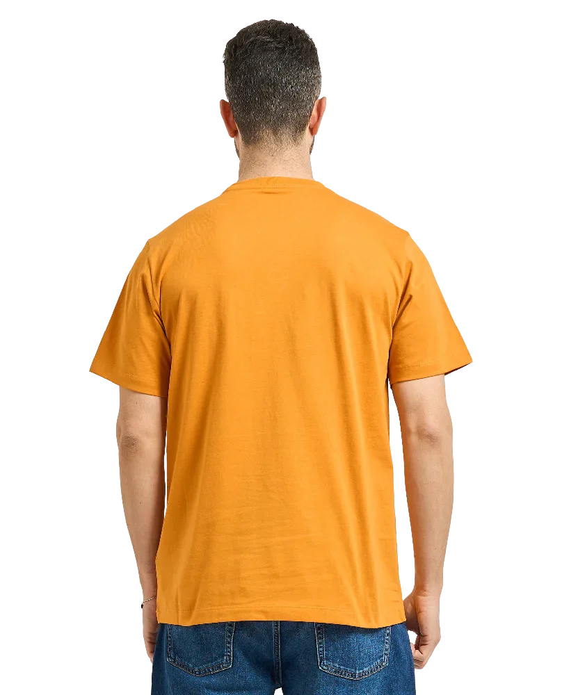 T-shirt basique à col rond Orange - Image 4