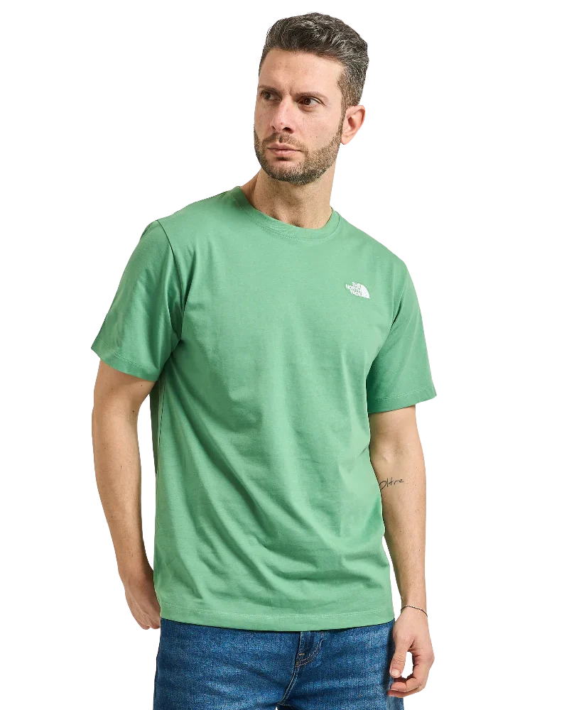 T-shirt basique à col rond Vert - Image 3