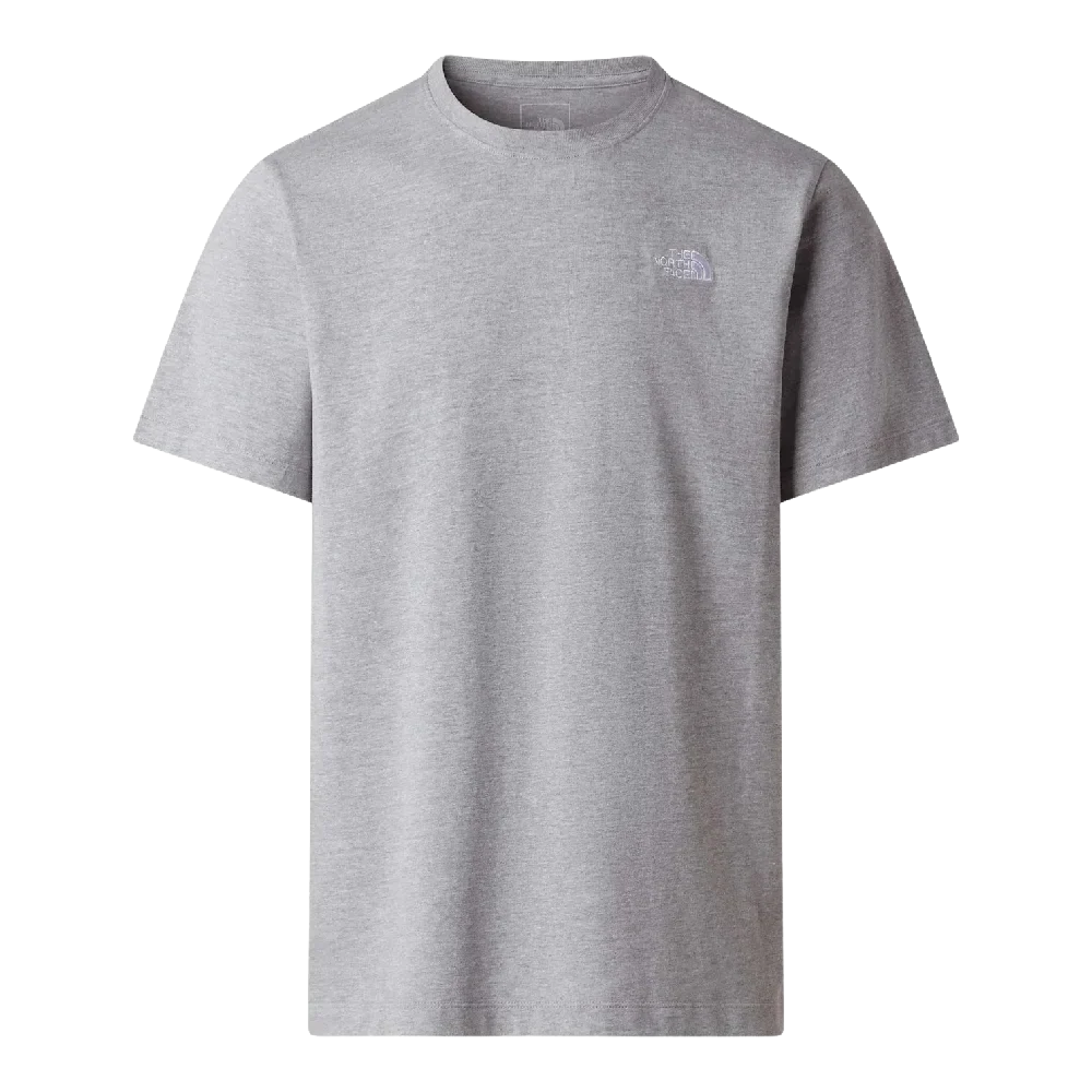 T-Shirt Evolution Simple Dome Classique Gris Clair Chiné