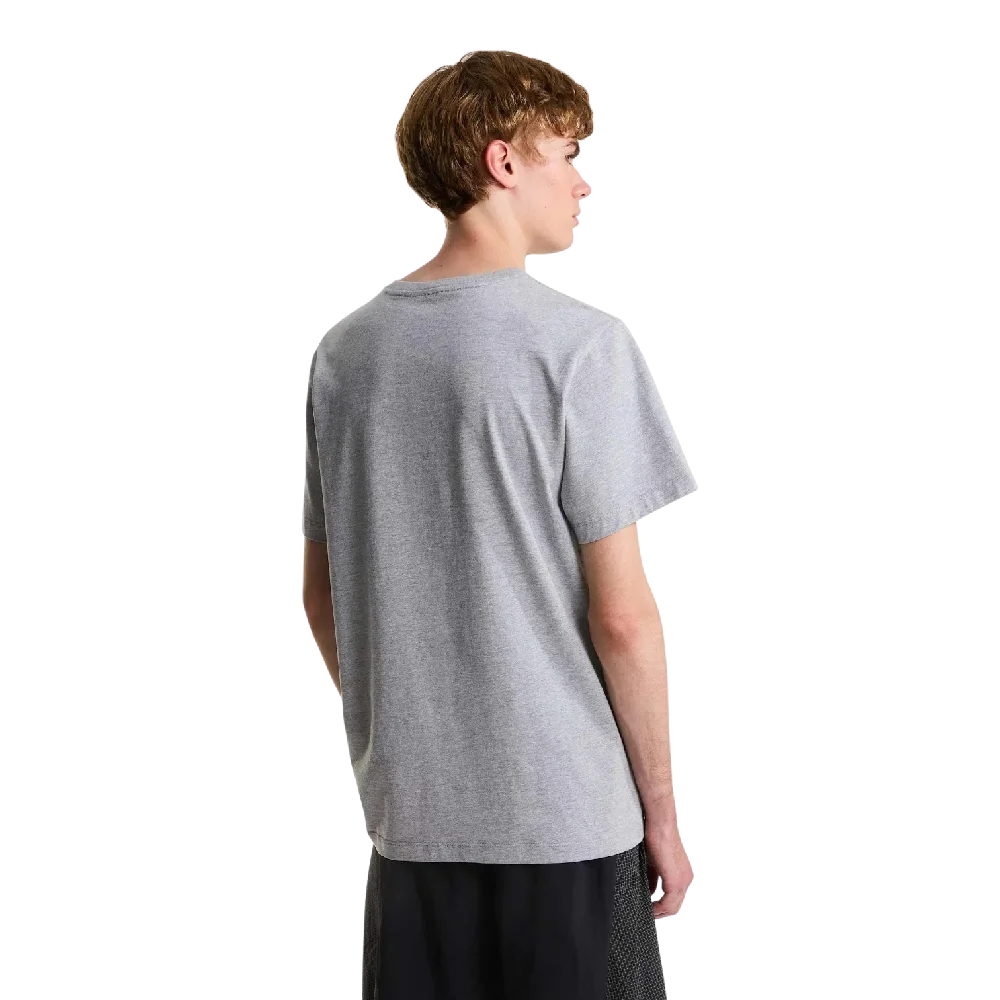 T-Shirt Evolution Simple Dome Classique Gris Clair Chiné - Image 4