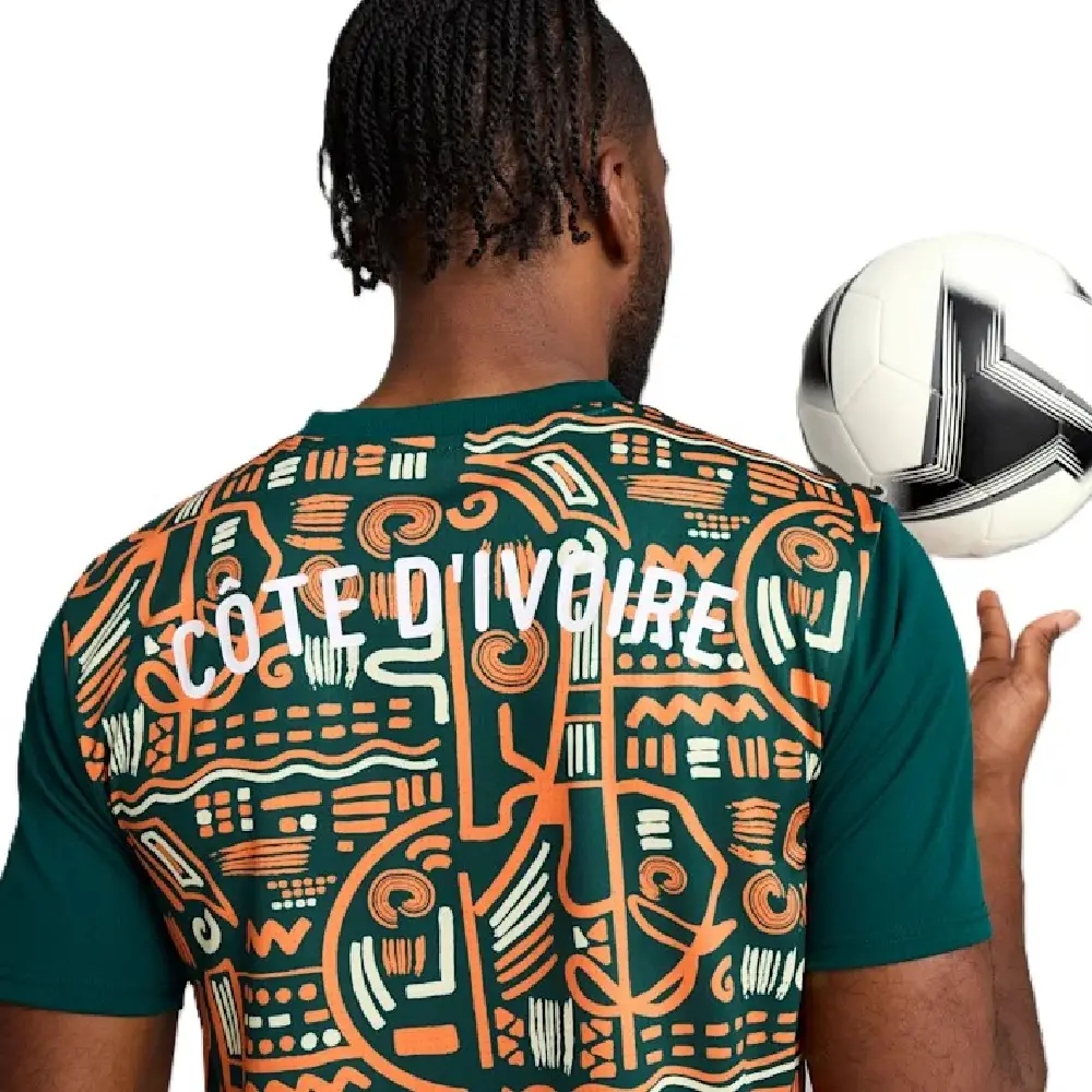 Maillot d'avant-match Côte d'Ivoire 2025 - Image 4