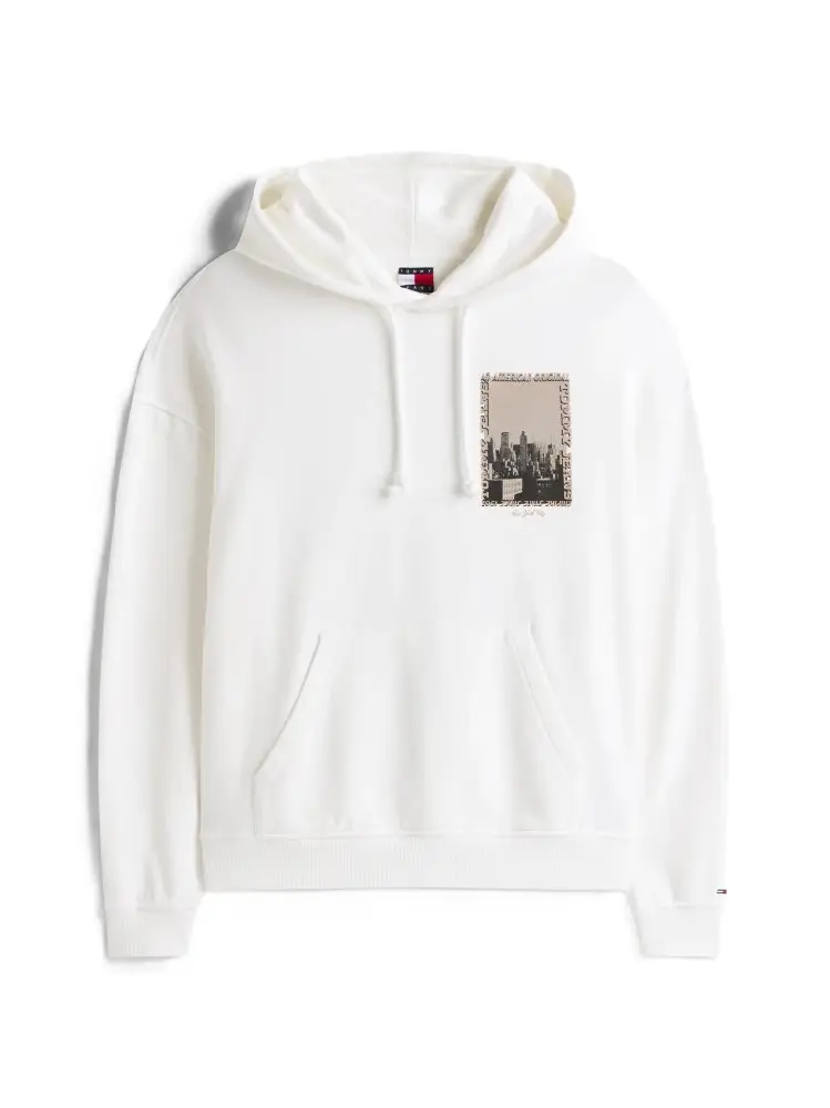 Tommy Jeans 90s Back Photo Print Washed Hoody - Image 5